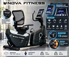 Novafit Recumbent Bike 702 R