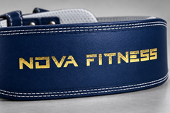 Novafit Leather Gym Belt Gold NF-I-956