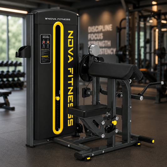 NOVAFIT PM - 0607 BICEP CURL TRICEP PRESS