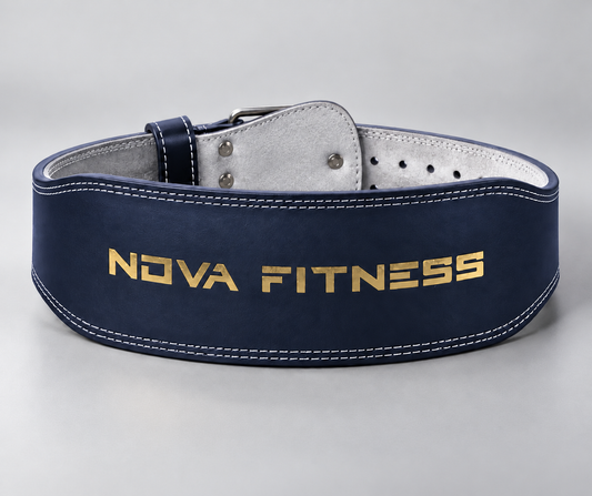 Novafit Leather Gym Belt Gold NF-I-956
