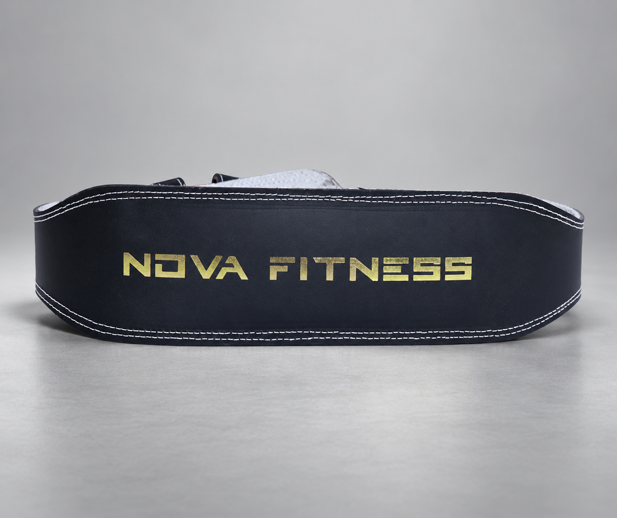 Novafit Leather Gym Belt Gold NF-I-956