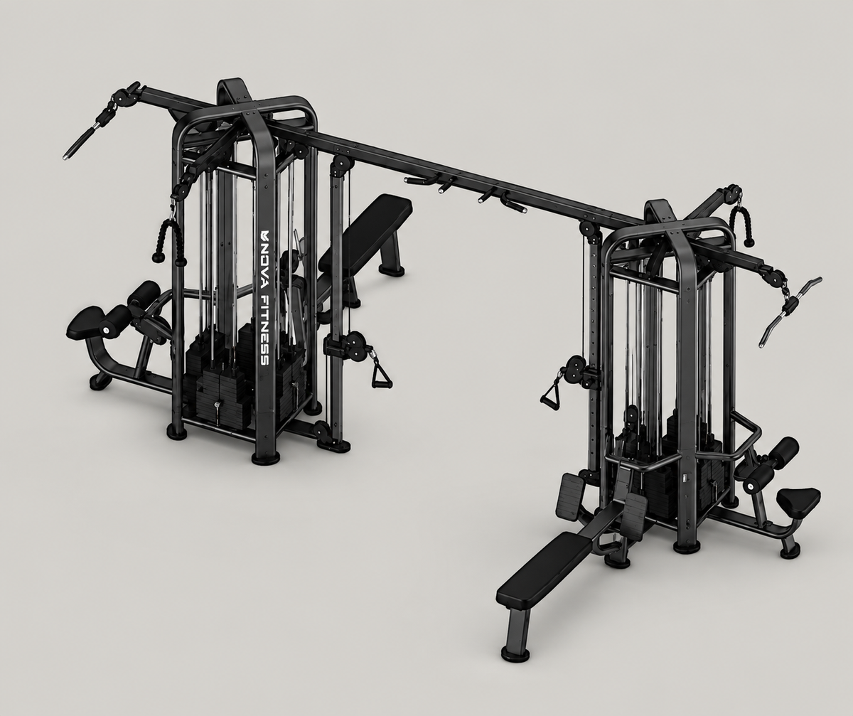 Mi Novafit 8 Station Multi gym with Cable Crossover
