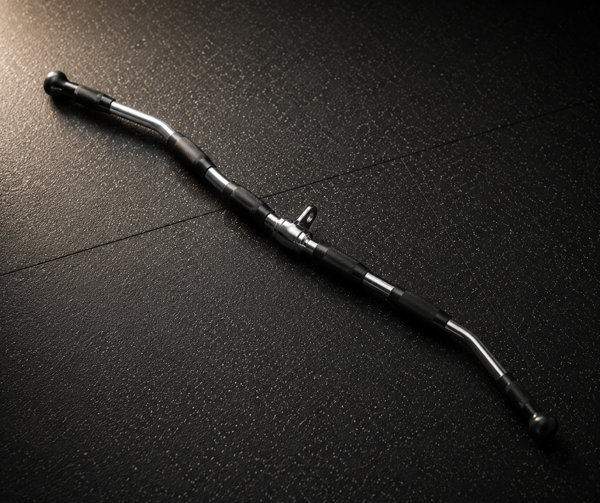 Novafit Revolving Lat Bar Rubber Material Imported