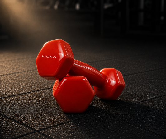 Novafit Vinyl Color Dumbbells