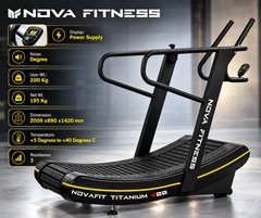 Novafit Titanium Curved 400 - Treadmill