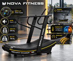 Novafit Titanium Curved 400 - Treadmill