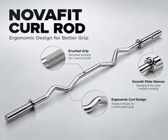NOVAFIT CURL ROD