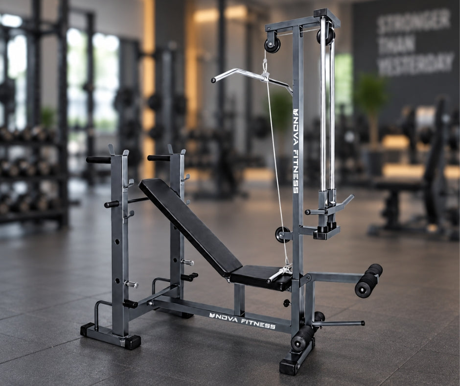 MI NK - 18 In Multi Purpose Bench with Lats & Biceps